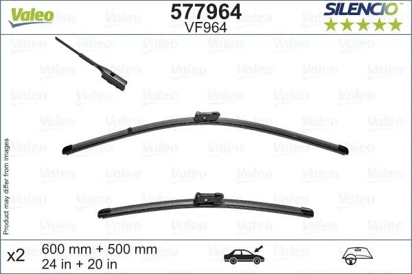 Щітки склоочисника 577964 VALEO
