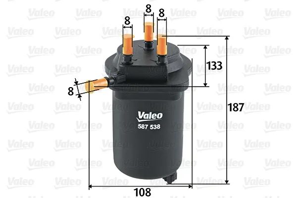 Паливний фільтр 587538 VALEO