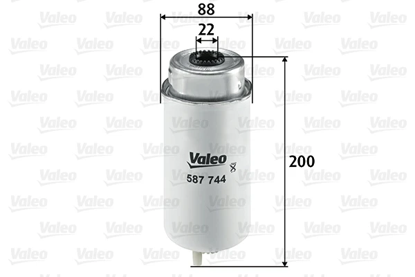 Паливний фільтр 587744 VALEO