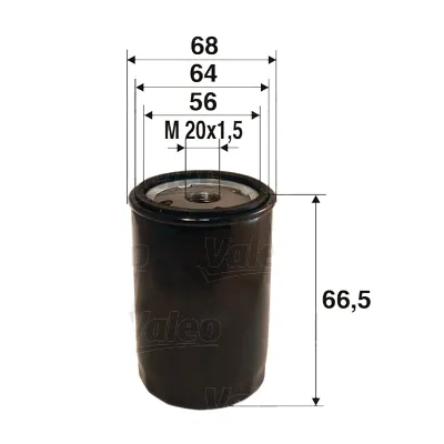 Масляний фільтр 586022 VALEO