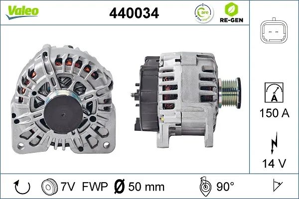 Генератор 440034 VALEO