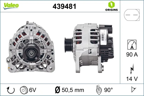 Генератор 439481 VALEO