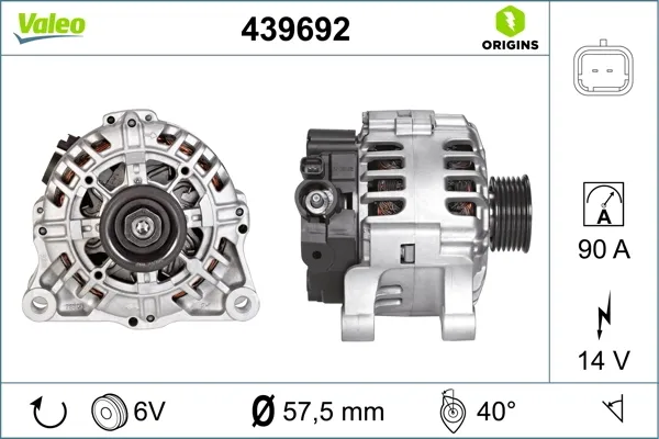 Генератор 439692 VALEO