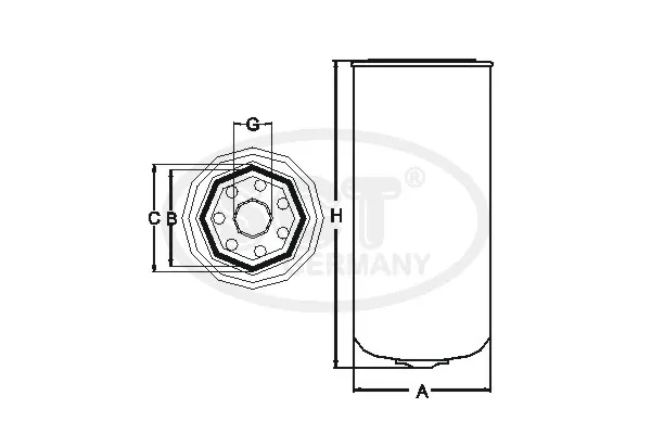 Паливний фільтр Ford Transit III