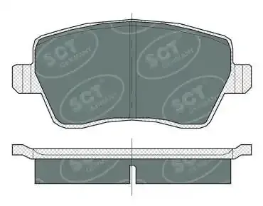 Передні тормозні колодки SP383PR SCT