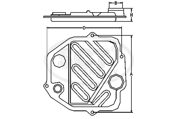  Фільтр АКПП Mazda 929 3