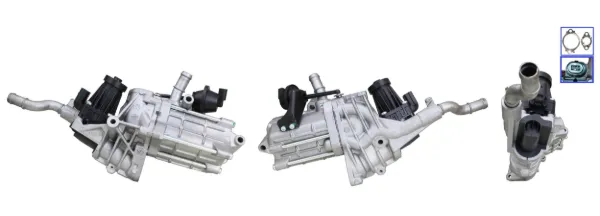 Байпасний клапан EGR, рециркуляції газів JDE10761 Jaguar