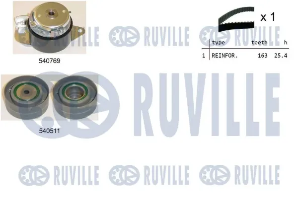 Комплект ГРМ 550100 Ruville