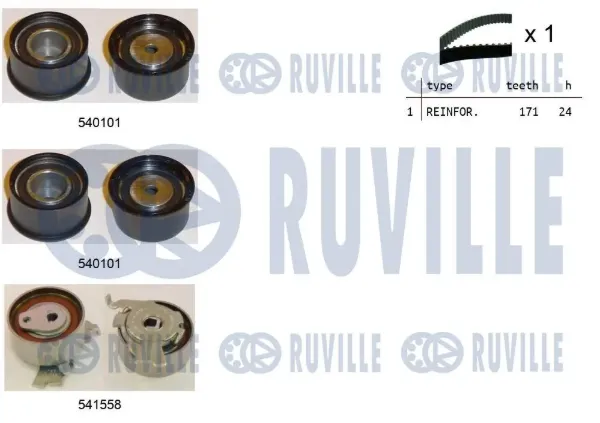 Комплект ГРМ 550311 Ruville
