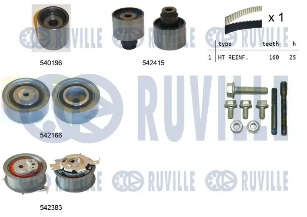 Болт ГБЦ 550335 Ruville
