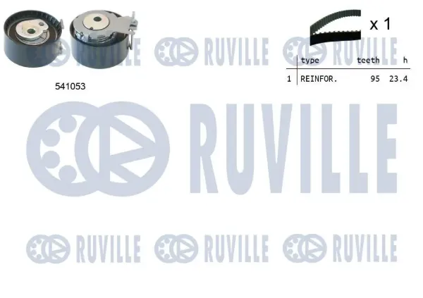 Комплект ГРМ 550119 Ruville