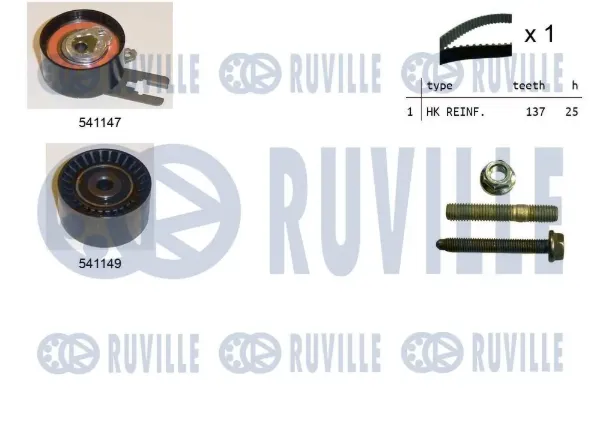 Комплект ГРМ 550058 Ruville
