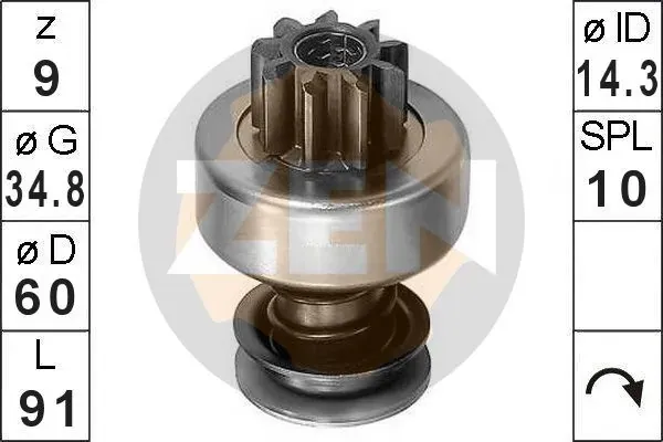 Бендикс стартера ZN0367 ERA