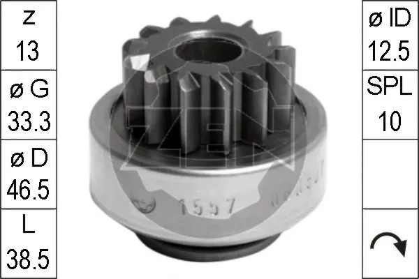 Бендикс стартера ZN1557 ERA