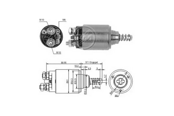 Втягуюче реле стартера ZM645 ERA