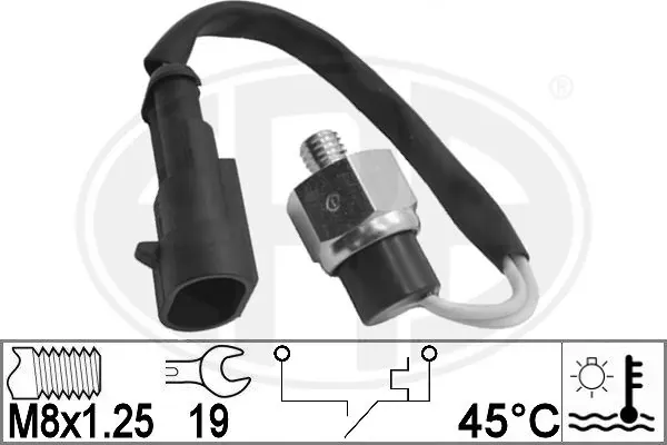 Датчик температури охолоджуючої рідини 330959 ERA