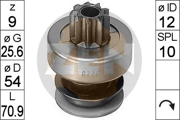 Бендикс стартера ZN0228 ERA