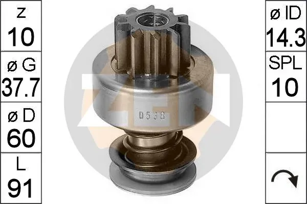 Бендикс стартера ZN0538 ERA