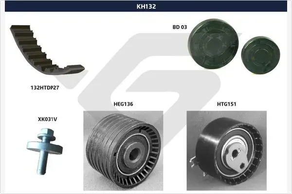 Комплект ГРМ KH132 Hutchinson