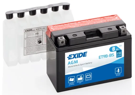 Акумуляторна батарея, АКБ ET9BBS Exide