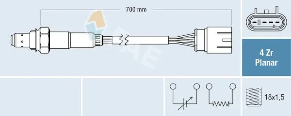 Лямбда-зонд 77690 FAE