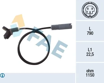 Датчик АБС (ABS) задній 78017 FAE