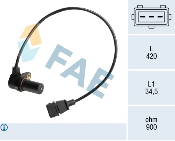 Датчик колінвала 79073 FAE