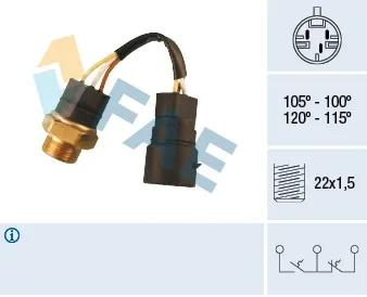 Датчик температури охолоджуючої рідини 38220 FAE