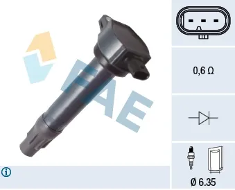 Котушка запалювання 80380 FAE