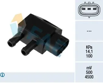 Датчик тиску вихлопних газів 16149 FAE