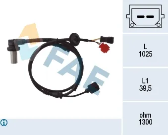 Датчик АБС передній 78063 FAE