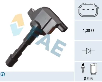 Котушка запалювання 80469 FAE