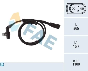 Датчик АБС передній 78040 FAE