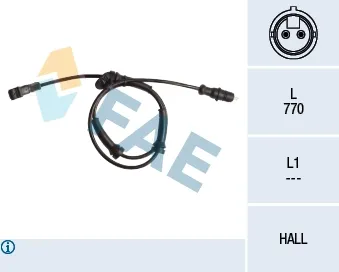 Датчик АБС передній 78026 FAE