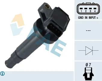Котушка запалювання 80282 FAE