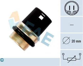 Датчик температури охолоджуючої рідини 33610 FAE