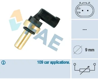 Датчик температури охолоджуючої рідини 32705 FAE