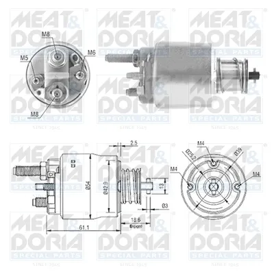 Втягуюче реле стартера 46223 Meat&Doria