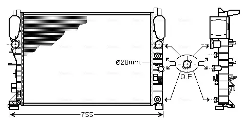 Радіатор MSA2341 AVA