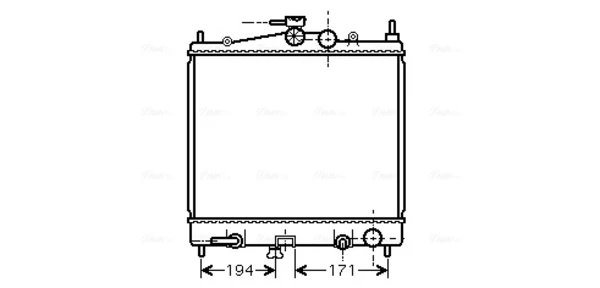 Радіатор DNA2248 AVA
