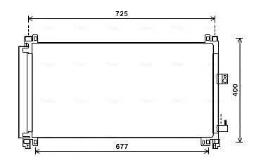 Радіатор кондиціонера CN5273D AVA