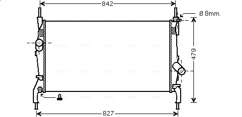 Радіатор FDA2405 AVA