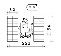 Вентилятора пічки MS8632 AVA