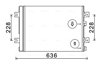 Радіатор кондиціонера RTA5467D AVA