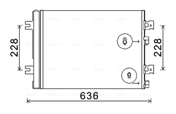 Радіатор кондиціонера RTA5467D AVA