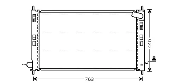 Радіатор MT2201 AVA