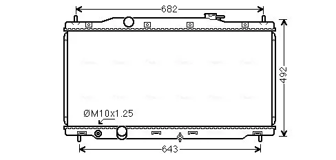 Радіатор HD2307 AVA