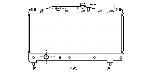 Радіатор TO2141 AVA