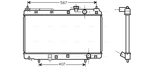 Радіатор HD2175 AVA