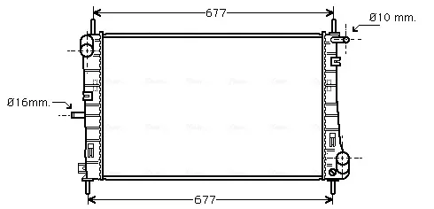 Радіатор FDA2338 AVA